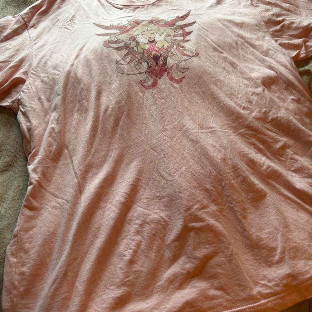 Official Blizzard Overwatch Pink Mercy Charity Mens T Shirt Pink Size 3XL